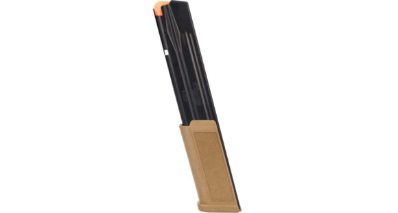 Image of SIG SAUER P320 9mm Luger Extended 30 Round Pistol Magazine, Coyote, 1 Pack, Steel, 8900577-30RD