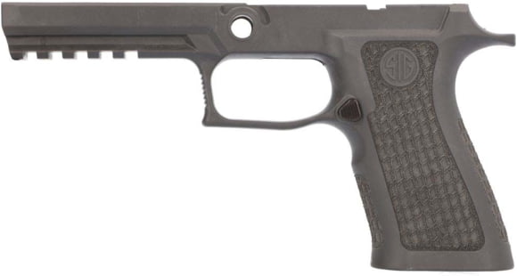 Image of USED, SIG SAUER P320 X Laser-Engraved TXG Full-Size Grip Module Assembly, Grey, Medium, 8901005