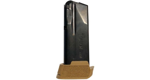 Image of USED, SIG SAUER P365 Micro Compact 9mm Luger 12 Round Pistol Magazine, Coyote, 1 Pack, Steel, MAG-365-9-12-COY-12RD