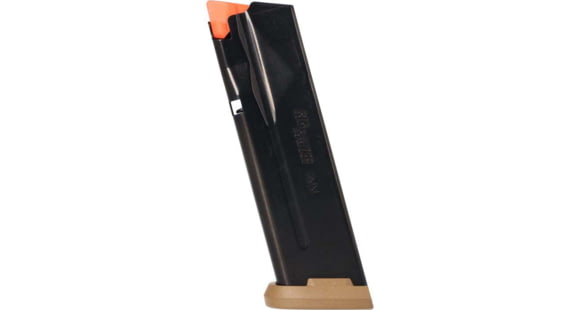 Image of SIG SAUER P365 X-Macro 9mm Luger 17 Round Pistol Magazine, Coyote, 1 Pack, Steel, 8901206-17RD