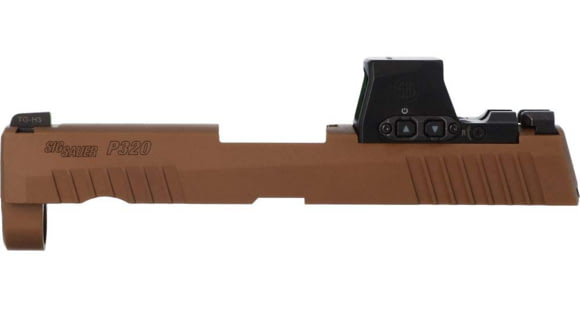 Image of SIG SAUER Pro P320 9mm Romeo X Pro XRAY3 Sights Barrel Assembly, Coyote, 3.9in, 8901569