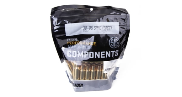 Image of SIG SAUER Rifle Brass, .30-06 Springfield, Non-Primed, 50 Brass/Bag, BR2031