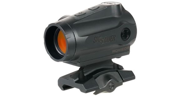 Image of USED, SIG SAUER ROMEO5 GEN II Elite 1x20mm Reflex Red Dot Sight, Quad Ballistic Circle Dot 2.0 Reticle, w/ 1.41in Absolute Co-Witness Mount, Fits Picatinny, Matte Finish, Black, SOR5105