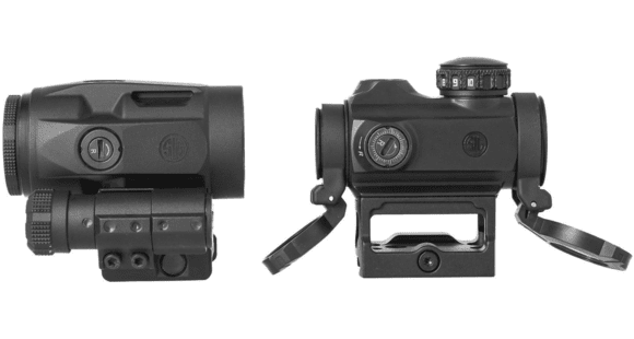 Image of SIG SAUER Romeo-MSR 2 MOA Red Dot Sight and Juliet5 5x24mm Micro Magnifier Combo Kit, Black, SORJ72501