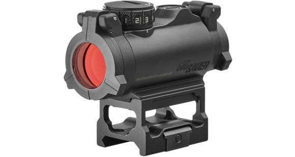 Image of USED, SIG SAUER Romeo MSR 1x20 mm Reflex Red Dot Sight, 2 MOA Green Dot Reticle, Black, SOR72002