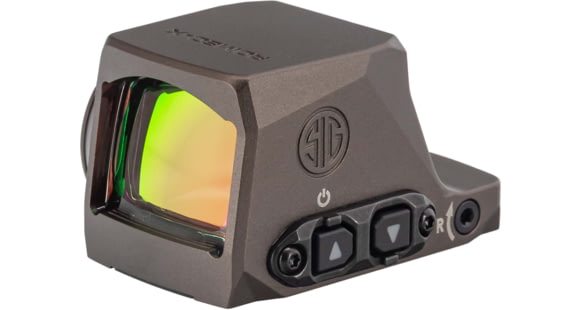 Image of SIG SAUER Romeo-X 1x Reflex Sight, Compact Footprint, Circle Dot, Flat Dark Earth, SORX1402