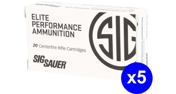 Image of SIG SAUER SBR Solid Copper .300 AAC Blackout 120 grain Hunting Tipped Brass Cased Centerfire Rifle Ammo, 100 Rounds, E300H1-SBR-20-KIT1