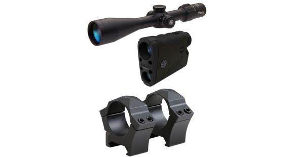 Image of SIG SAUER Sierra3BDX Riflescope, 6.5-20x52mm, 30mm Tube, Second Focal Plane, BDX-R1 Digital Reticle, Black w/ SIG SAUER KILO2400BDX Laser Rangefinder and FREE SIG SAUER Alpha Hunting Riflescope Rings