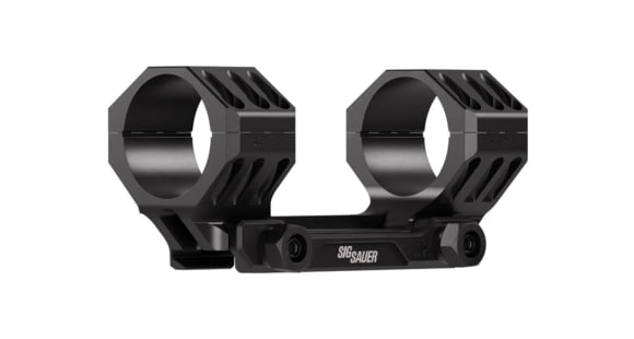 Image of SIG SAUER Alpha5 Riflescope Mount, 34mm, 1.535in, 0 Cant, Matte Black, SOA54005