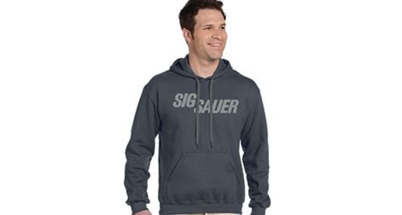 Image of SIG SAUER Hoodie, Grey, 2XL, 8300475-2XL