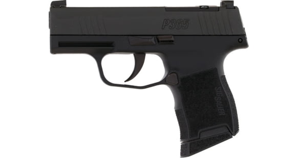 Image of SIG SAUER P365 Mic Comp Semi Auto Pistol, 9mm Luger, 3.1 in Barrel, Night Sight, Polymer Black Frame, Polymer Grip, 2-Mag, 10 Round Capacity, 365-9-BXR3P-FRRMPG
