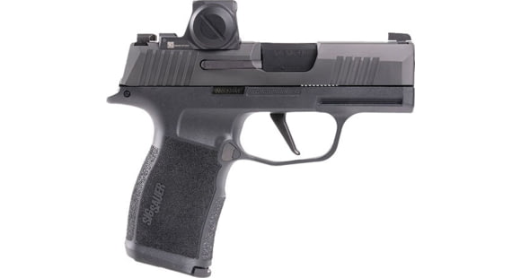 Image of SIG SAUER P365X Mic Comp Semi Auto Pistol, 9mm Luger, 3.1 in Barrel, ROMEOX, Polymer Black Frame, Polymer Grip, 2-Mag, 12 Round Capacity, 365X-9-BXR3-RXX-FRRMPG