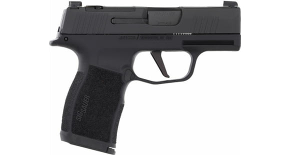 Image of SIG SAUER P365X Mic Comp Semi Auto Pistol, 9mm Luger, 3.1 in Barrel, Optic Ready/Night Sight, Polymer Black Frame, Polymer Grip, 2-Mag, 10 Round Capacity, 365X-9-BXR3P-10-FRRMPG