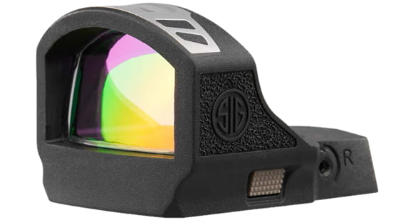 Image of SIG SAUER Romeo-RS Pro 1x31mm Reflex Red Dot Sight, 3 MOA Green Dot Reticle, Black, SOR02080