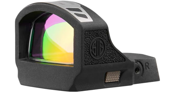 Image of SIG SAUER Romeo-RS Pro 1x31mm Reflex Red Dot Sight, 6 MOA Green Dot Reticle, Black, SOR02090