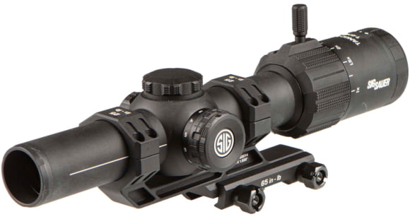 Image of USED, SIG SAUER Tango MSR LPVO Rifle Scope, 1-6x24mm, 30mm Tube, Second Focal Plane, Illuminated BDC6 Reticle, Black, SOT61000