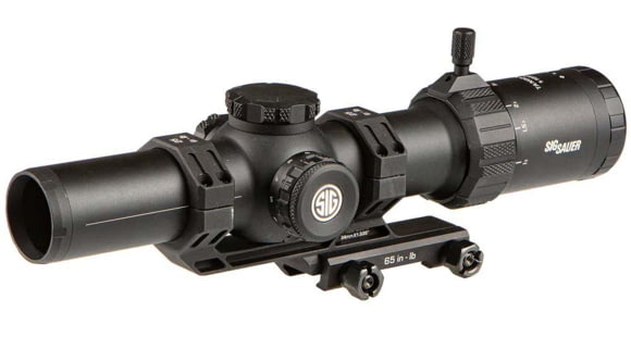 Image of USED, SIG SAUER Tango 1-10x28 Riflescope, 34mm Tube, Second Focal Plane, MSR BDC-10 Reticle, Black, SOTM11000