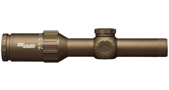 Image of DEMO, SIG SAUER TANGO6T 1-6x24mm FFP 30mm Tube Rifle Scope, 0.2 MRAD, FDE, SOT61240