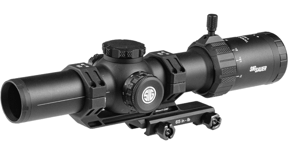 Image of USED, SIG SAUER Tango-MSR 1-10x26mm Rifle Scope, 34mm Tube, First Focal Plane, Illuminated MSR BDC-10 Reticle, Black, SOTM11002