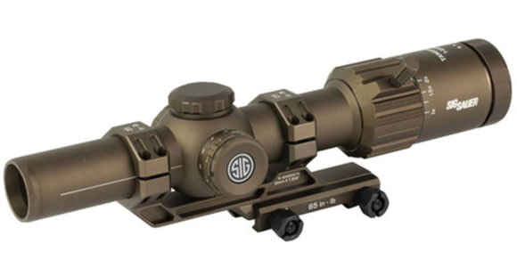 Image of DEMO, SIG SAUER Tango MSR LPVO Rifle Scope w/1.535 Mount, 1-8x24mm, 30mm Tube, Second Focal Plane, Illuminated BDC 8 Reticle, Coyote, SOTM81200