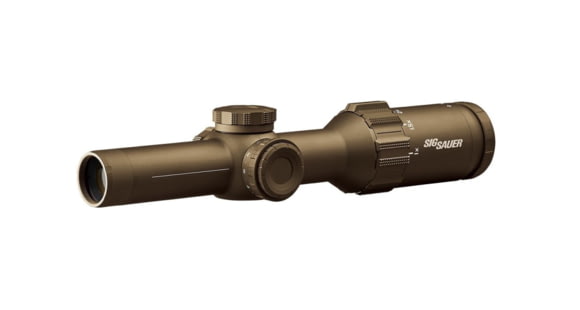 Image of SIG SAUER TANGO6T Rifle Scope, 1-6x24mm, 30 mm Tube, FFP, 762 Extended Range, Flat Dark Earth, SOT61234