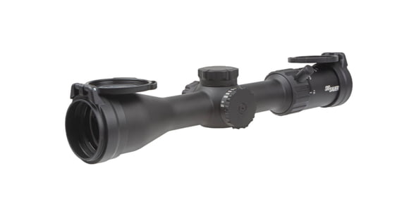 Image of SIG SAUER Whiskey4 3-12x44mm Rifle Scope, 30mm Tube, Second Focal Plane, Quadplex Reticle, Black, SOW43003
