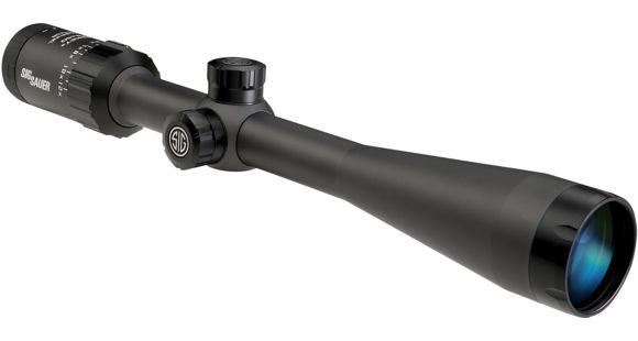 Image of Demo, SIG SAUER Whiskey3 4-12x40mm 1in Tube Hunting Rifle Scope w/HellFire QuadPlex Reticle, Illum, Graphite SOW34005