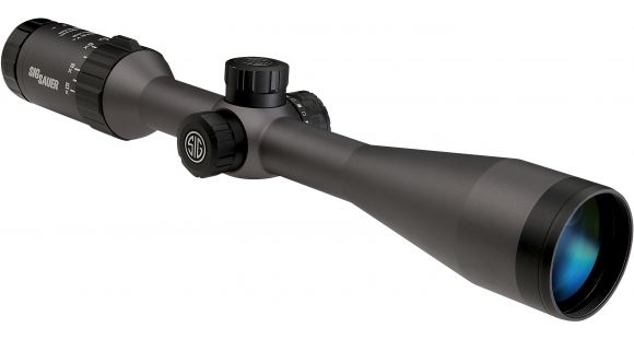Image of SIG SAUER Whiskey5 2-10x42 1in Tube Hunting Rifle Scope w/Standard Duplex Reticle, Graphite SOW52003