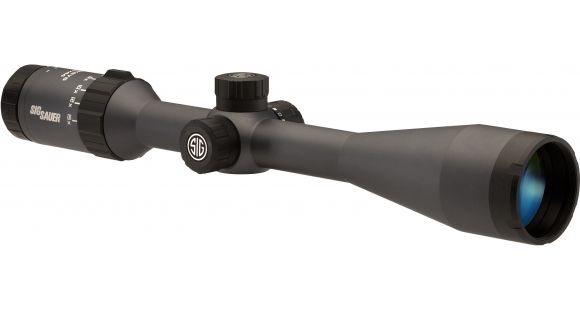 Image of Demo, SIG SAUER Whiskey5 3-15x44 1in Tube Hunting Rifle Scope w/Triplex Illuminated Fiber Dot Reticle, Graphite SOW53002