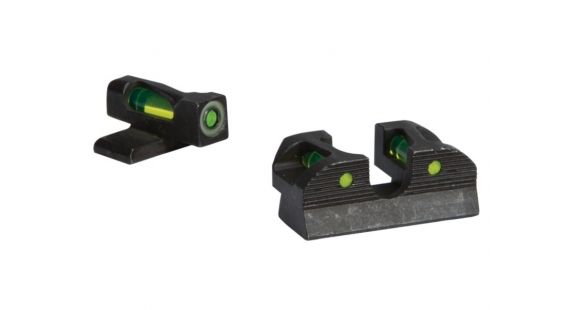 Image of SIG SAUER X-RAY1 Enhanced Day Sight Set, No 6 Green Front, No 6 Green Rear, No 6 Black Rear, Round Notch, SOX11011