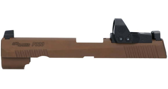 Image of DEMO, SIG SAUER X Series 9 mm Slide Assembly w/ Romeo1PRO, SIG SAUER P320 Carry/P320 Compact, 3.9in, 6 MOA, Coyote Tan, 8900279