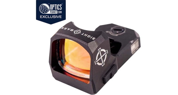 Image of SightMark 1x Mini Shot A-Spec Reflex Sight, Red Reticle, 2 MOA, 1 MOA, 25 yd, Black, SM26045