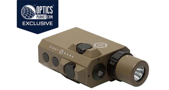 Image of SightMark LoPro Compact Flashlight with Green Laser Sight, Flat Dark, SM25012DE