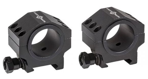Image of SightMark Low Height Tactical Mounting Picatinny Rings, 30mm/1inch, Black SM34005