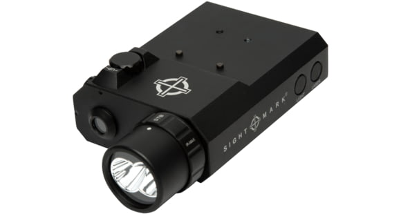 Image of SightMark LoPro Laser/Light/IR Combo, 300 Lumens, Picatinny Rail Mount, Black, Green Laser, 5mW 520nM Wavelength, SM25013