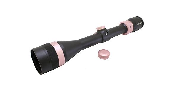Image of Sightron 4-12x40 AO SI Hunter Rifle Scope, Duplex Reticle, Pink/Black 111422
