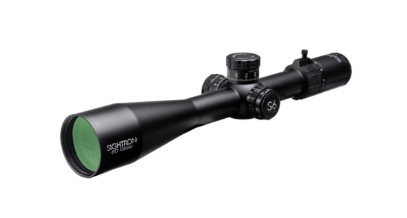 Image of Sightron S6 Rifle Scope, 5-30x56mm, 34mm Tube, First Focal Plane, MH-7 IR Reticle, Satin Black, Small, 66003