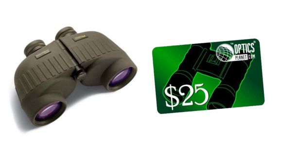Image of Steiner 10x50mm Military-Marine Porro Prism Binocular and FREE 25 OpticsPlanet Gift Certificate, 2035-210-KIT1