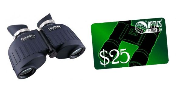 Image of Steiner 7x30 Commander XP Binocular and FREE 25 OpticsPlanet Gift Certificate