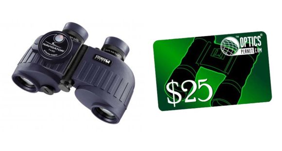 Image of Steiner 7x30 Navigator Marine Binocular and FREE 25 OpticsPlanet Gift Certificate