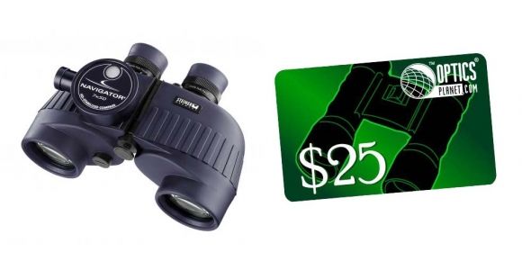 Image of Steiner 7x50 Navigator Marine Binocular w/Compass and FREE 25 OpticsPlanet Gift Certificate