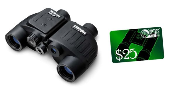 Image of Steiner 8x30 Military R LRF Binocular and FREE 25 OpticsPlanet Gift Certificate