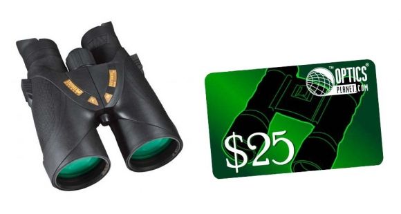Image of Steiner 8x56mm Nighthunter XP Roof Prism Hunting Binocular and FREE 25 OpticsPlanet Gift Certificate
