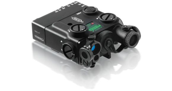 Image of Steiner DBAL-A3 Dual Beam Aiming Laser, 80mW Visible Red Laser, 50mW IR Laser, Adjustable 200mW IR Laser Illuminator, Restricted to LE/Mil only, Black, 19021