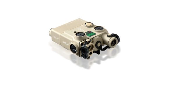 Image of Steiner DBAL-A3 Dual Beam Aiming Laser, 80mW Visible Red Laser, 50mW IR Laser, Adjustable 200mW IR Laser Illuminator, Restricted to LE/Mil only, Desert Sand, 19021D