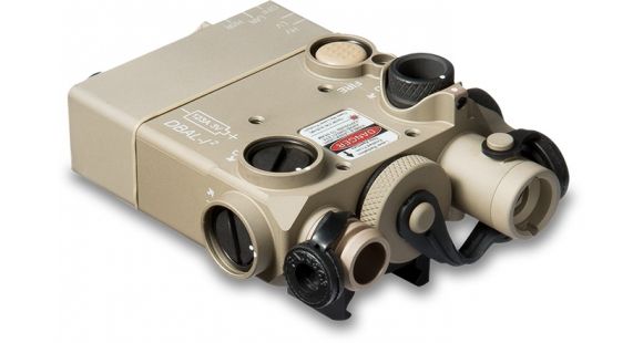 Image of Steiner DBAL-I2 Dual Beam Aiming Laser Device, w/ Visible Laser and Class I IR Laser Pointer, Green Laser/ IR Pointer, Desert Tan, 9006