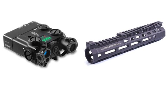 Image of Steiner Laser Devices Civilian Dual Beam Aiming Laser with Optimized Rail System - Black