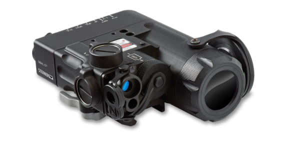 Image of DEMO, Steiner DBAL-A2 AN/PEQ-15A Red Visable Laser Sight w/IR Pointer and IR Illuminator, U.S. DoD Model, Black, 10004