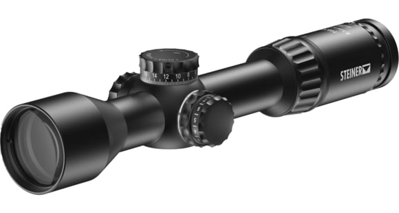 Image of Refurbished, Steiner HX6 2-12x42mm Rifle Scope, 30mm, First Focal Plane, STR-MIL Reticle, Black, 8782