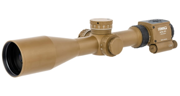 Image of Steiner M7Xi Rifle Scope, 4-28x56mm, 34mm Tube, First Focal Plane, MSR2 Reticle, Matte, Coyote Brown, 8720-MSR2IFS